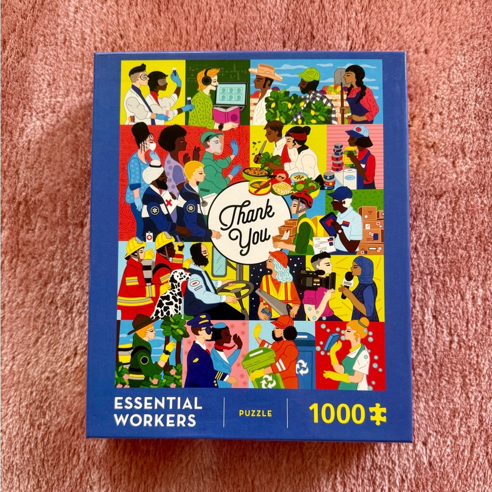 NWT Chronicle Books Essential Workers 1000-Piece Jigsaw Puzzle